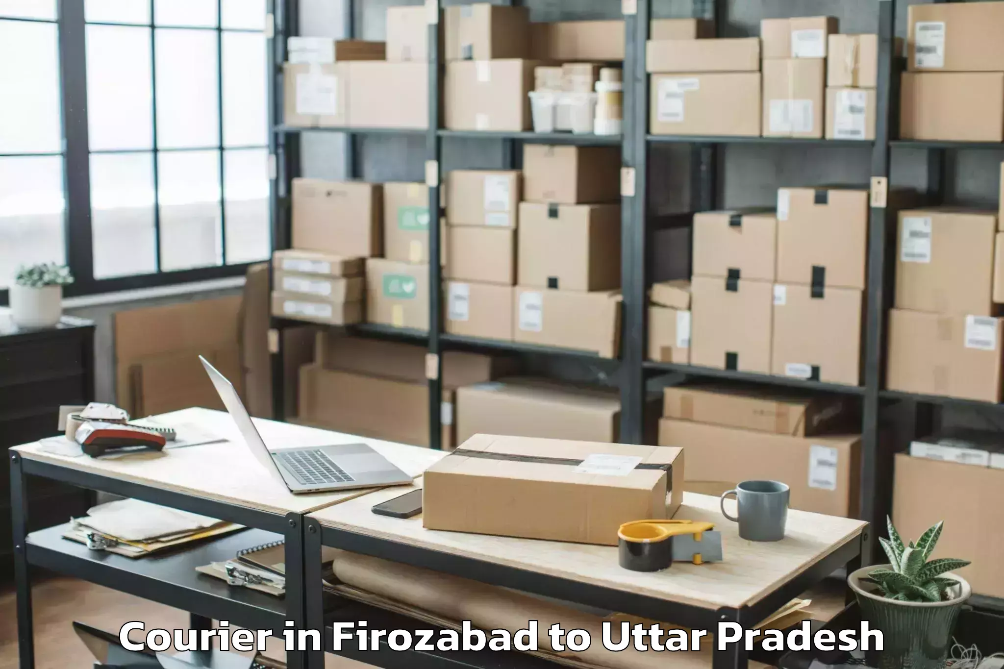 Top Firozabad to Beniganj Courier Available